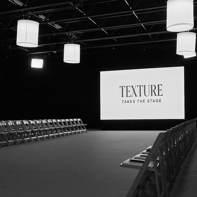 The Texture Takes the Stage runway venue before doors open